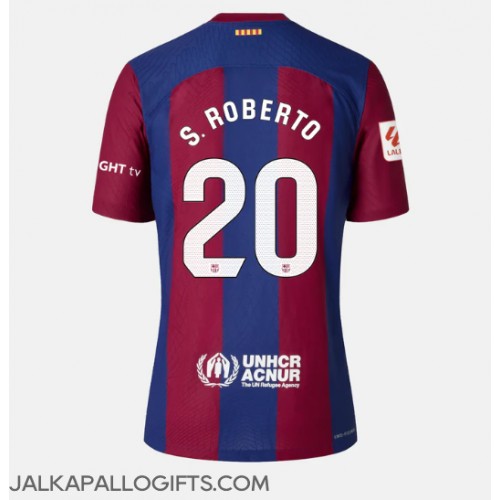 Barcelona Sergi Roberto #20 Kotipaita Naiset 2023-24 Lyhythihainen
